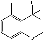 Benzene, 1-methoxy-3-methyl-2-(trifluoromethyl)- 化学構造式