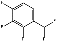 Benzene, 1-(difluoromethyl)-2,3,4-trifluoro- 化学構造式