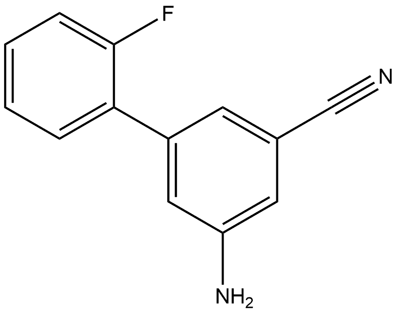 5-Amino-2'-fluoro[1,1'-biphenyl]-3-carbonitrile Structure