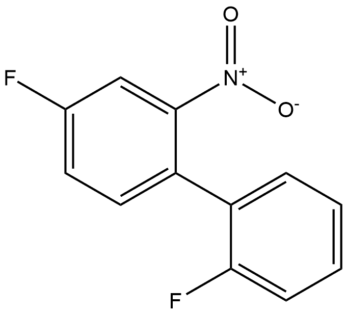 2',4-difluoro-2-nitro-1,1'-biphenyl 结构式