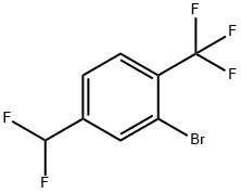 2-Bromo-4-(difluoromethyl)benzotrifluoride Struktur