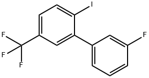 3'-Fluoro-2-iodo-5-(trifluoromethyl)biphenyl Struktur