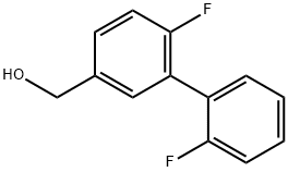 (2',2-Difluorobiphenyl-5-yl)methanol Struktur