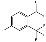 4-溴-2-(三氟甲基)二氟甲基苯, 1214352-15-4, 结构式