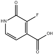 4-Pyridinecarboxylic acid, 3-fluoro-1,2-dihydro-2-oxo- 化学構造式