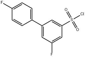 4',3-Difluorobiphenyl-5-sulfonyl chloride 结构式