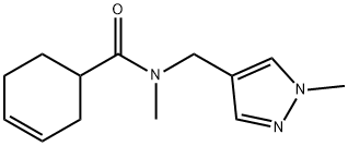 1215461-16-7 N-甲基-N-(1-甲基-1H-吡唑-4-基)甲基)环己-3-烯甲酰胺