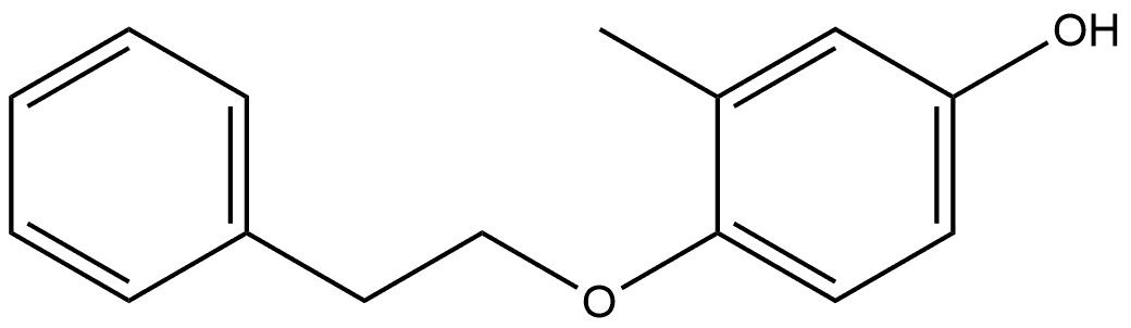 3-Methyl-4-(2-phenylethoxy)phenol,1215998-20-1,结构式