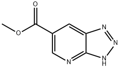 3H-1,2,3-Triazolo[4,5-b]pyridine-6-carboxylic acid, methyl ester Struktur