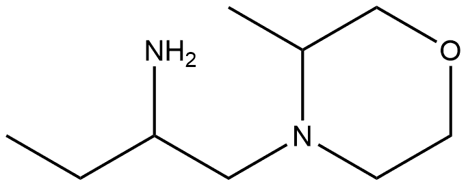 4-Morpholineethanamine,α-ethyl-3-methyl- Structure