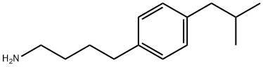 Benzenebutanamine, 4-(2-methylpropyl)- Structure