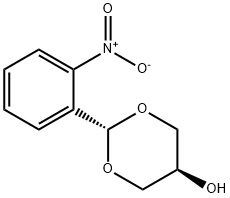 1,3-Dioxan-5-ol, 2-(2-nitrophenyl)-, trans-,1217434-02-0,结构式