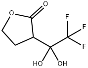 3-(2,2,2-trifluoro-1,1-dihydroxyethyl)oxolan-2-one Structure