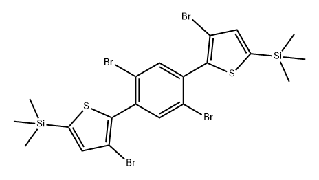 Thiophene, 2,2'-(2,5-dibromo-1,4-phenylene)bis[3-bromo-5-(trimethylsilyl)-