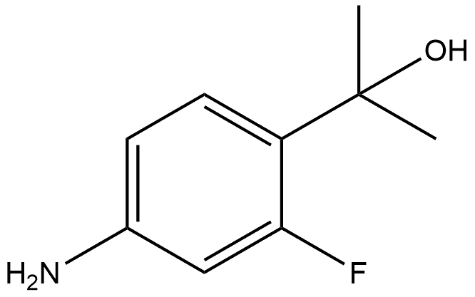 2-(4-amino-2-fluorophenyl)propan-2-ol Structure
