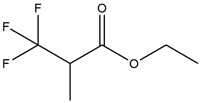 Propanoic acid, 3,3,3-trifluoro-2-methyl-, ethyl ester, (+)- 结构式