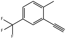 2-ethynyl-1-methyl-4-(trifluoromethyl)benzene Structure