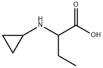 2-(环丙氨基)丁酸,1218068-52-0,结构式