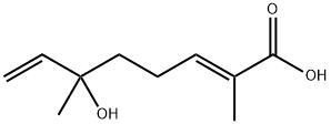 (E)-6-羟基-2,6-二甲基辛-2,7-二烯酸, 121843-29-6, 结构式