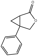 3-Oxabicyclo[3.1.0]hexan-2-one, 5-phenyl- 化学構造式