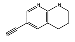 1,8-Naphthyridine-3-carbonitrile, 5,6,7,8-tetrahydro- Struktur
