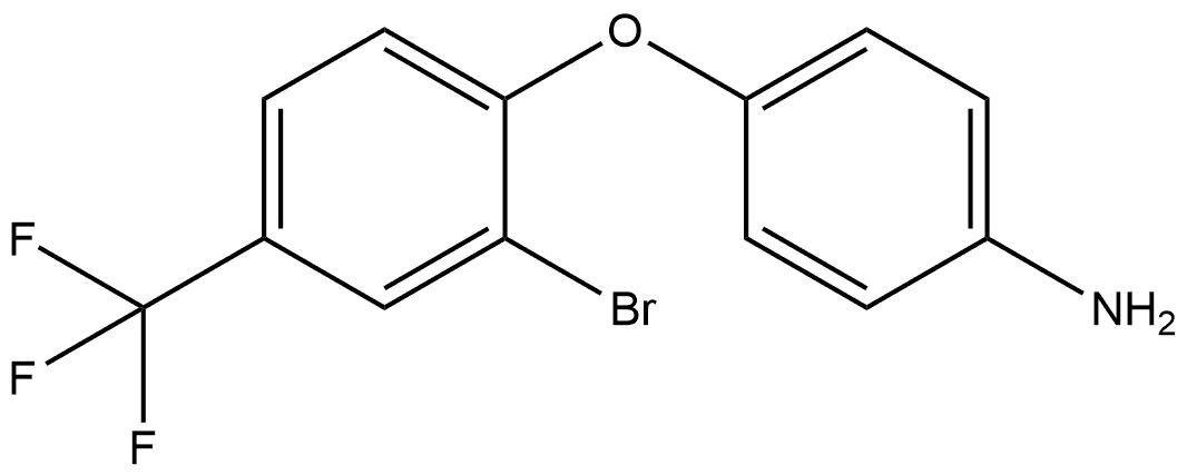 4-[2-Bromo-4-(trifluoromethyl)phenoxy]benzenamine Structure