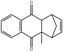 1,4-Methanoanthracene-9,10-dione, 1,4,4a,9a-tetrahydro-4a-methyl- Structure