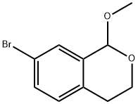 7-bromo-4-methoxyisochromane 化学構造式