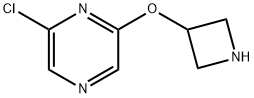 2-(Azetidin-3-yloxy)-6-chloropyrazine Struktur