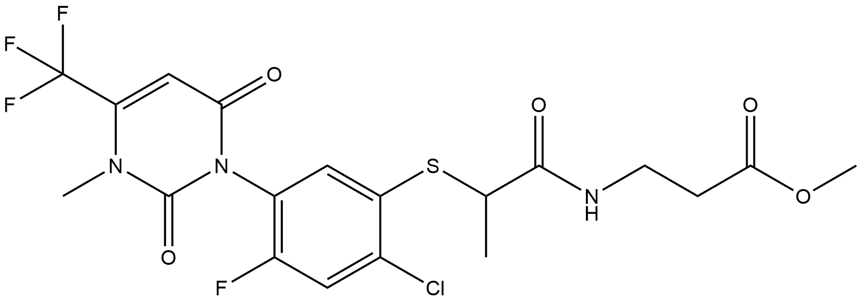 Tiafenacil, 1220411-29-9, 结构式