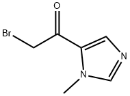 2-溴-1-(1-甲基-1H-咪唑-5-基)乙酮 结构式