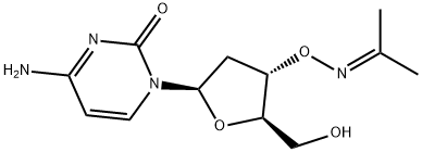 Cytidine, 2'-deoxy-3'-O-[(1-methylethylidene)amino]- 化学構造式