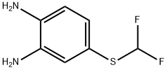 4-[(Difluoromethyl)thio]benzene-1,2-diamine Structure