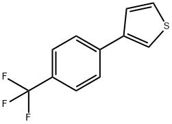 Thiophene, 3-[4-(trifluoromethyl)phenyl]- Structure