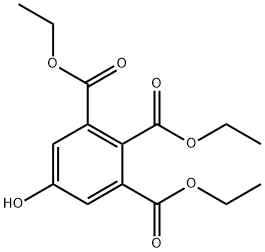 1,2,3-Benzenetricarboxylic acid, 5-hydroxy-, 1,2,3-triethyl ester 结构式