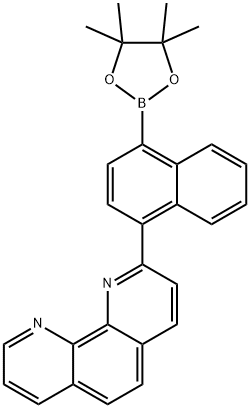 1,10-Phenanthroline, 2-[4-(4,4,5,5-tetramethyl-1,3,2-dioxaborolan-2-yl)-1-naphthalenyl]-|