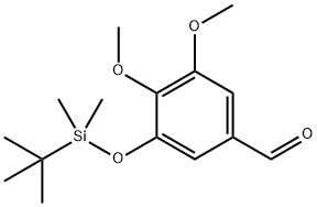 3-((tert-Butyldimethylsilyl)oxy)-4,5-dimethoxybenzaldehyde Structure