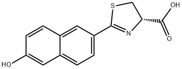 3-(7-hydroxynaphthyl)-2-thiazole-4-carboxylic acid Structure