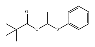 Propanoic acid, 2,2-dimethyl-, 1-(phenylthio)ethyl ester
