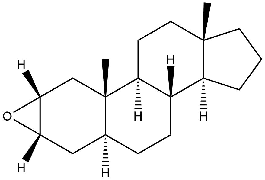 Androstane, 2,3-epoxy-, (2β,3β,5α)- (9CI) Structure