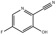 2-Pyridinecarbonitrile, 5-fluoro-3-hydroxy- Structure