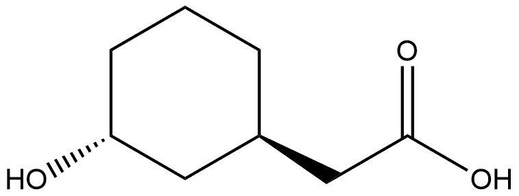 1224876-83-8 (1R,3R)-3-Hydroxycyclohexaneacetic acid