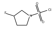 1-Pyrrolidinesulfonyl chloride, 3-fluoro- Struktur