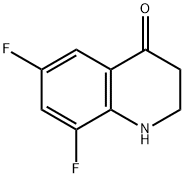 4(1H)-Quinolinone, 6,8-difluoro-2,3-dihydro- Structure