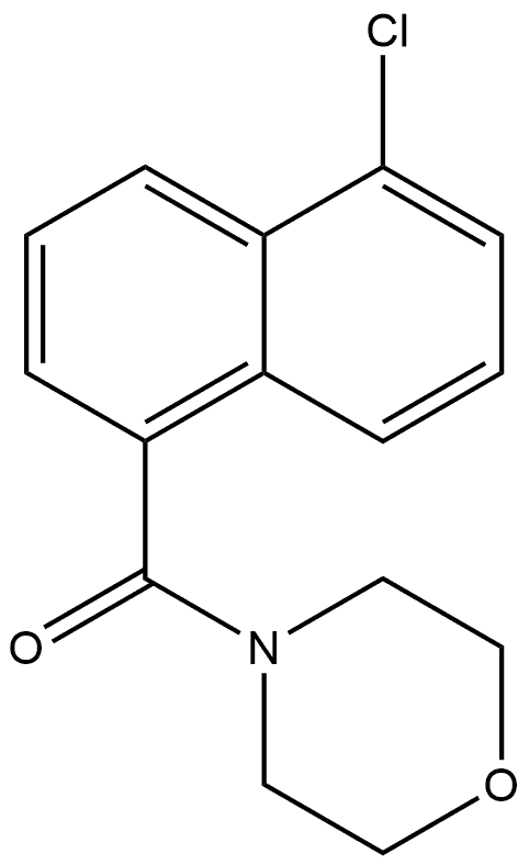 (5-Chloro-1-naphthalenyl)-4-morpholinylmethanone,1225168-36-4,结构式