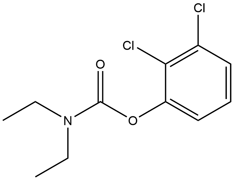 2,3-Dichlorophenyl N,N-diethylcarbamate Structure