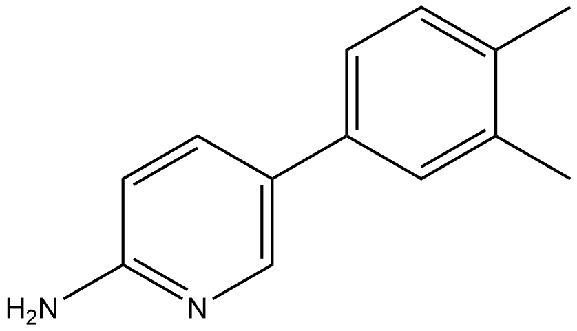 5-(3,4-Dimethylphenyl)-2-pyridinamine Structure