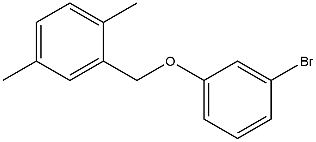 2-[(3-Bromophenoxy)methyl]-1,4-dimethylbenzene Structure