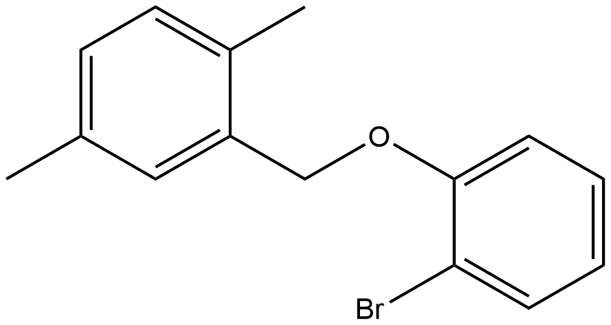 2-[(2-Bromophenoxy)methyl]-1,4-dimethylbenzene Structure