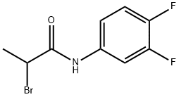 Propanamide, 2-bromo-N-(3,4-difluorophenyl)-,1225907-56-1,结构式